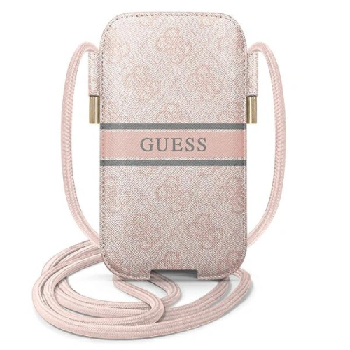 Kup Torebka Guess GUPHM4GDPI 6,1 palce růžová/pink hardcase 4G Stripe - GUE1403PNK - {ean13} - Sklep Home Screen