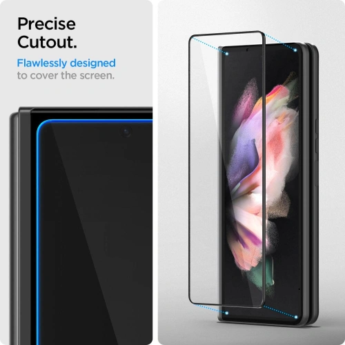 Kup Szkło hartowane Spigen GLAS.tR Slim + Folia Hinge Film Samsung Galaxy Z Fold 3 Black - SPN1946BLK - {ean13} - Sklep Home Screen