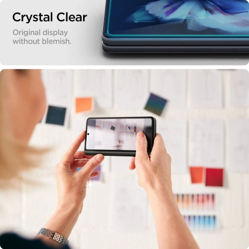 Kup Szkło hartowane Spigen GLAS.tR Slim + Folia Hinge Film Samsung Galaxy Z Fold 3 Black - SPN1946BLK - {ean13} - Sklep Home Screen