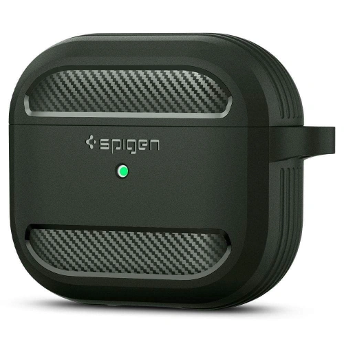 Kup Etui Spigen Rugged Armor Apple AirPods 3 Vojenská zelená - SPN1947GRN - {ean13} - Sklep Home Screen