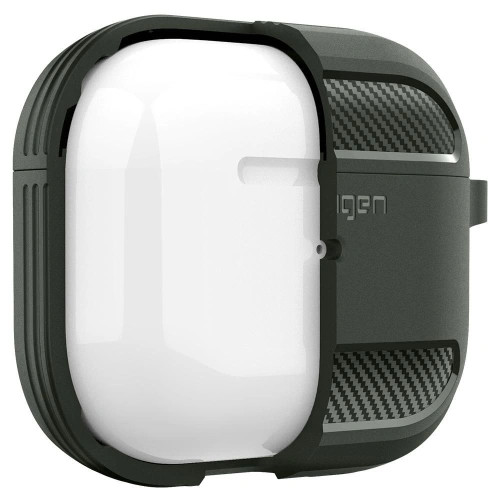 Kup Etui Spigen Rugged Armor Apple AirPods 3 Vojenská zelená - SPN1947GRN - {ean13} - Sklep Home Screen