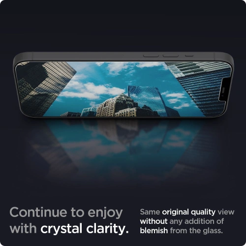 Kup Gehärtetes Glas Spigen GLAS.tR ez Fit Apple iPhone 14/13/13 Pro Antiblue [2 PACK] - SPN1953 - {ean13} - Sklep Home Screen
