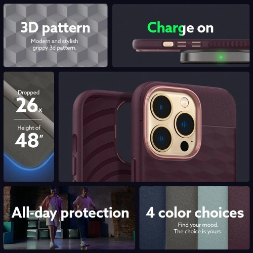 Kup Etui Caseology Parallax Apple iPhone 13 Pro Bordeaux - CSL029BRG - {ean13} - Sklep Home Screen