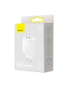 Kup Încărcătorul de rețea Baseus Compact Quick Charger, 2xUSB, USB-C, PD, 3A, 30W (alb) - BSU2896WHT - {ean13} - Sklep Home Screen