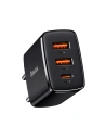 Netzteil Baseus Compact Quick Charger, 2xUSB, USB-C, PD, 3A, 30W (schwarz)