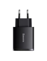 Kup Netzteil Baseus Compact Quick Charger, 2xUSB, USB-C, PD, 3A, 30W (schwarz) - BSU2897BLK - {ean13} - Sklep Home Screen