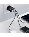 Buy Baseus Compact Quick Charger, 2xUSB, USB-C, PD, 3A, 30W (black) - BSU2897BLK - {ean13} - Home Screen Store Europe