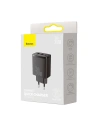 Buy Baseus Compact Quick Charger, 2xUSB, USB-C, PD, 3A, 30W (black) - BSU2897BLK - {ean13} - Home Screen Store Europe