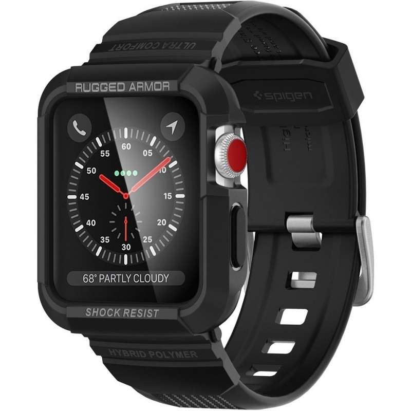 Spigen Rugged Armor Pro Apple Watch 3/2/1 (42mm) Black