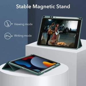 Etui ESR Rebound Hybrid Apple iPad 10.2 2019/2020/2021 (7., 8. és 9. generáció) Fagyasztott Zöld