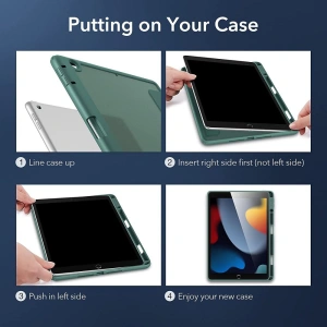 Kup Etui ESR Rebound Hybrid Apple iPad 10.2 2019/2020/2021 (7., 8. i 9 generacji) Frosted Green - ESR425GRN - {ean13} - Sklep Home Screen