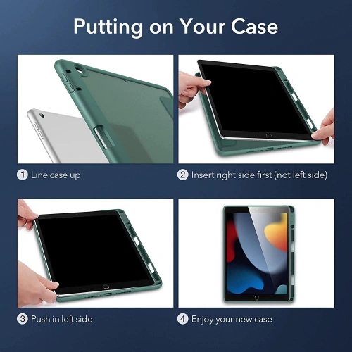 Kup Etui ESR Rebound Hybrid Apple iPad 10.2 2019/2020/2021 (7., 8. a 9. generace) Frosted Green - ESR425GRN - {ean13} - Sklep Home Screen