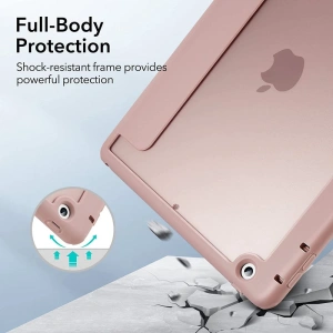 Kup Etui ESR Rebound Hybrid Apple iPad 10.2 2019/2020/2021 (7., 8. i 9 generacji) Frosted Pink - ESR428PNK - {ean13} - Sklep Home Screen