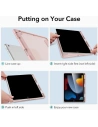 Kup Etui ESR Rebound Hybrid Apple iPad 10.2 2019/2020/2021 (7., 8. a 9. generace) Frosted Pink - ESR428PNK - {ean13} - Sklep Home Screen