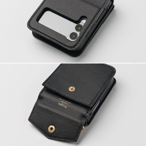 Kup Etui Ringke Folio Signature Card Pocket Samsung Galaxy Z Flip 3 Černá - RGK1499BLK - {ean13} - Sklep Home Screen