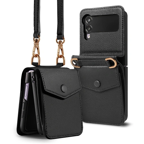 Kup Etui Ringke Folio Signature Card Pocket Samsung Galaxy Z Flip 3 Černá - RGK1499BLK - {ean13} - Sklep Home Screen