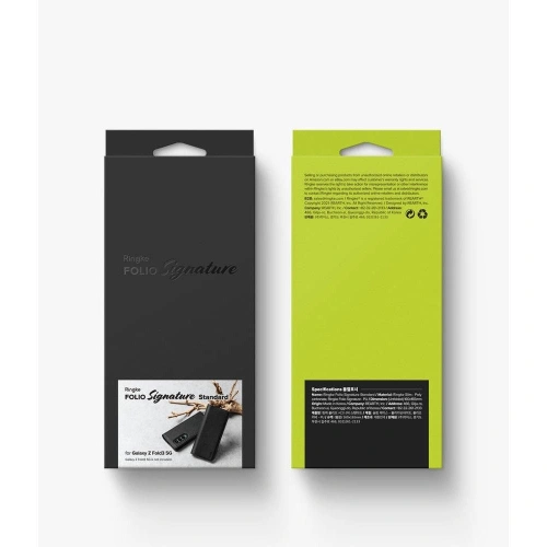 Kup Etui Ringke Folio Signature EZ Strap Samsung Galaxy Z Fold 3 Fekete - RGK1501BLK - {ean13} - Sklep Home Screen