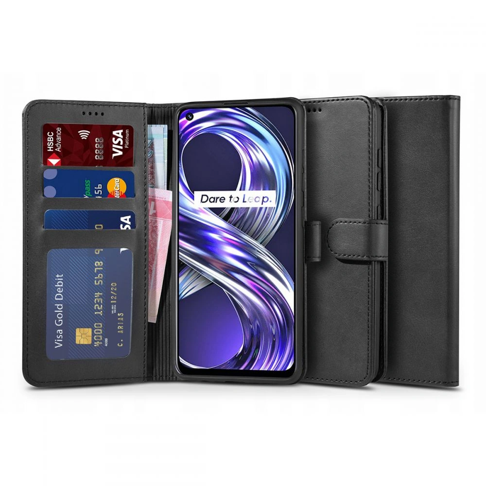 Etui Tech-Protect Wallet 2 Realme 8i Black