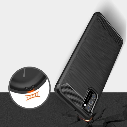 Kup Etui Tech-Protect TPUCarbon Samsung Galaxy A03s Fekete - THP710BLK - {ean13} - Sklep Home Screen