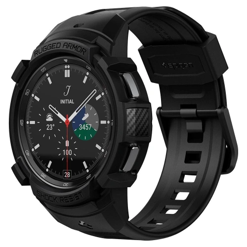 Kup Pasek Spigen Rugged Armor Pro Samsung Galaxy Watch 4 Classic 46mm Matt Fekete - SPN1958BLK - {ean13} - Sklep Home Screen