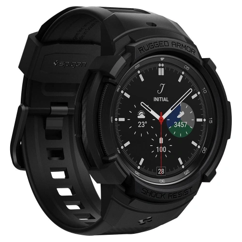Kup Pasek Spigen Rugged Armor Pro Samsung Galaxy Watch 4 Classic 46mm Matt Fekete - SPN1958BLK - {ean13} - Sklep Home Screen
