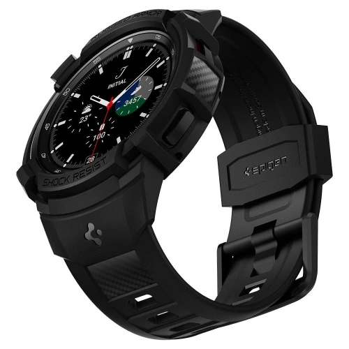 Kup Pasek Spigen Rugged Armor Pro Samsung Galaxy Watch 4 Classic 46mm Matt Fekete - SPN1958BLK - {ean13} - Sklep Home Screen