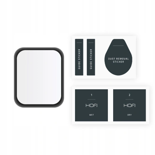 Kup Szkło hybrydowe Hofi Hybrid Pro+ Apple Watch 4/5/6/7/SE/8/9 40/41mm Black - HOFI160BLK - {ean13} - Sklep Home Screen
