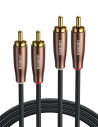 UGREEN AV199 2x RCA (Cinch) hosszabbító kábel 2x RCA (Cinch) csatlakozóval, 2m