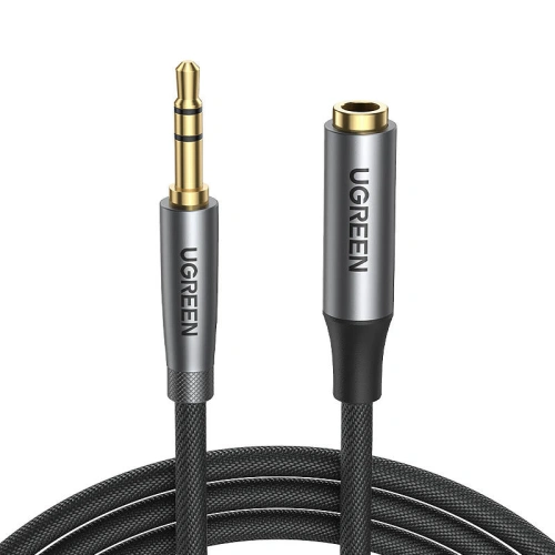 Kup UGREEN AV190 Audio AUX prodlužovací kabel jack 3.5mm, 3m (černý) - UGR1070BLK - {ean13} - Sklep Home Screen
