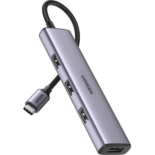 Kup Adaptér 4w1 UGREEN CM473 Hub USB-C na 4x USB 3.0 (šedý) - UGR1075GRY - {ean13} - Sklep Home Screen