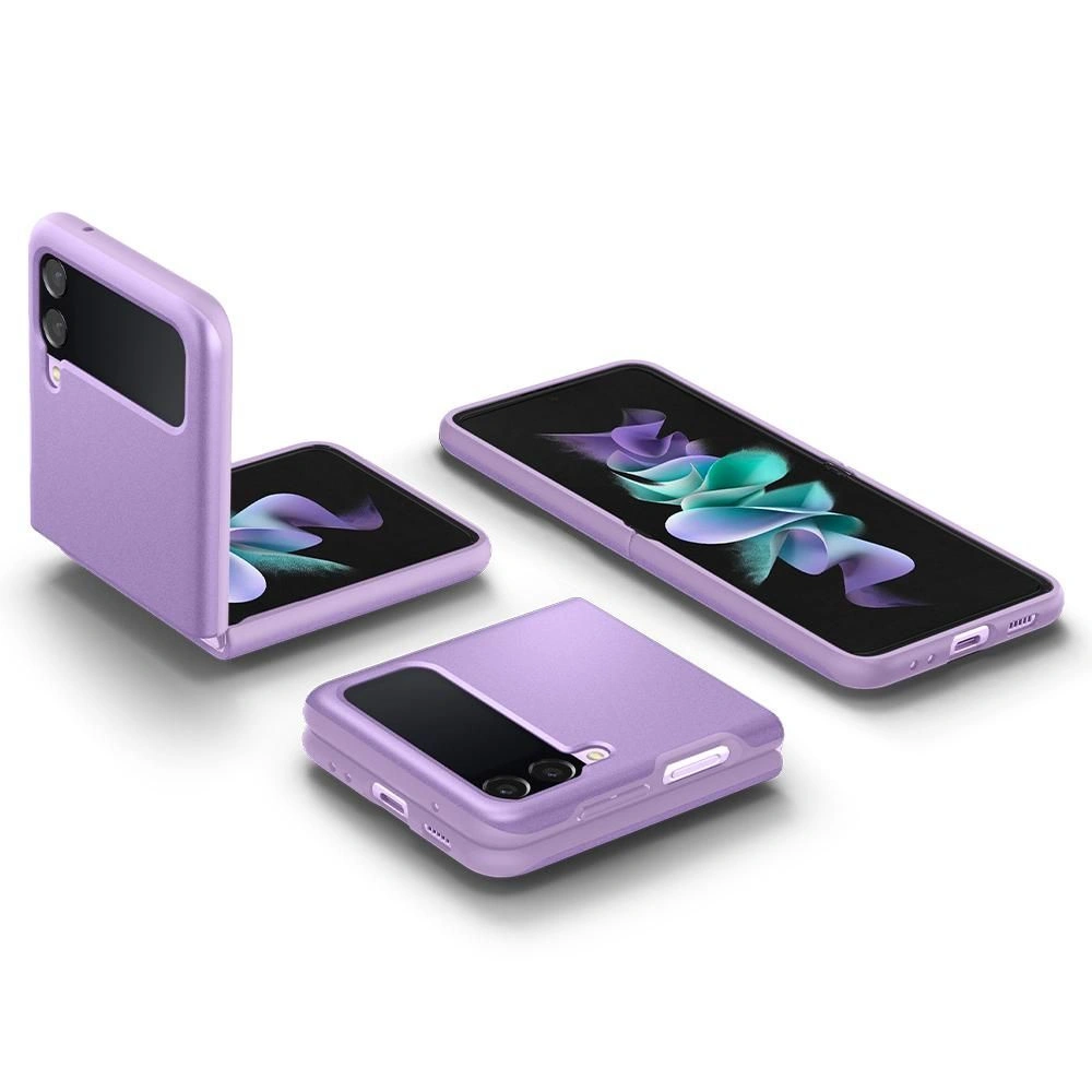 Etui Spigen Thin Fit Samsung Galaxy Z Flip 3 Shiny Lavender