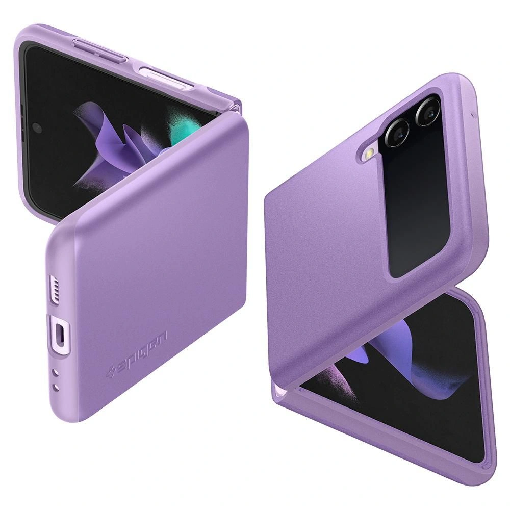 Etui Spigen Thin Fit Samsung Galaxy Z Flip 3 Shiny Lavender