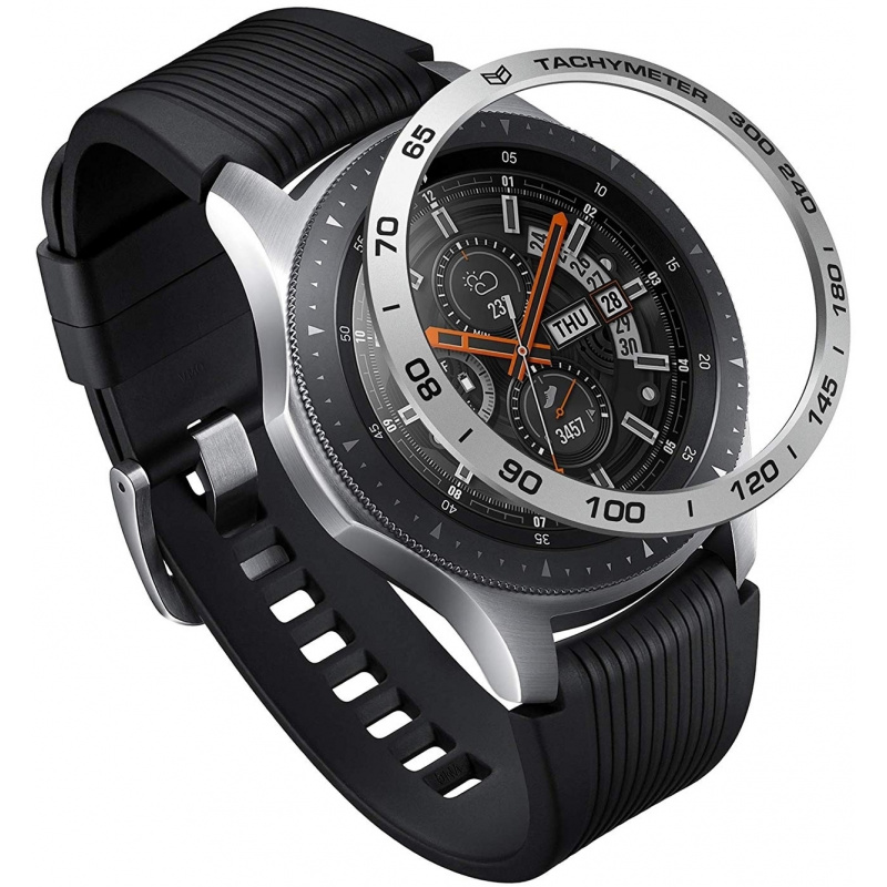 Nakładka na tachymetr Ringke Samsung Galaxy Gear S3/Watch 46mm Aluminium Silver