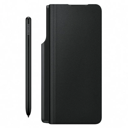 Kup Case Samsung Galaxy Z Fold 3 EF-FF92PCBEGEE schwarz/black Leder Flip Cover mit Stift - SMG520BLK - {ean13} - Sklep Home Screen