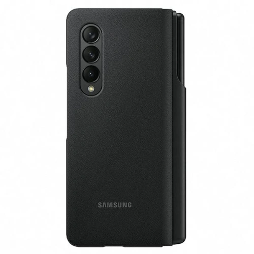 Kup Case Samsung Galaxy Z Fold 3 EF-FF92PCBEGEE schwarz/black Leder Flip Cover mit Stift - SMG520BLK - {ean13} - Sklep Home Screen