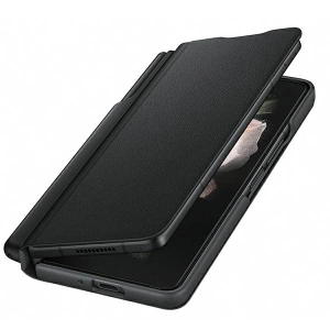 Kup Etui Samsung Galaxy Z Fold 3 EF-FF92PCBEGEE czarny/black Leather Flip Cover with Pen - SMG520BLK - {ean13} - Sklep Home Screen