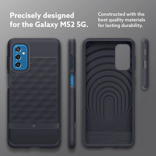 Buy Caseology Parallax Lite Samsung Galaxy M52 5G Charcoal Navy - CSL030NAV - {ean13} - Home Screen Store Europe