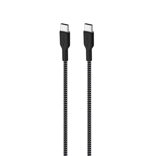 Kup Kábel PURO Fabric Ultra Strong heavy duty USB-C/USB-C 2m (fekete) - PUR507BLK - {ean13} - Sklep Home Screen