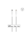 Kup Kabel PURO Fabric Ultra Strong heavy duty USB-C/Lightning MFi 1,2m (bílý) - PUR510WHT - {ean13} - Sklep Home Screen