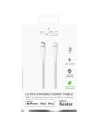 Buy PURO Fabric Ultra Strong heavy duty USB-C/Lightning MFi Cable 2m (white) - PUR511WHT - {ean13} - Home Screen Store Europe