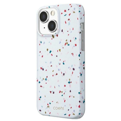 Kup Etui UNIQ Coehl Terrazzo Apple iPhone 13 alb/ alb natural - UNIQ482WHT - {ean13} - Sklep Home Screen
