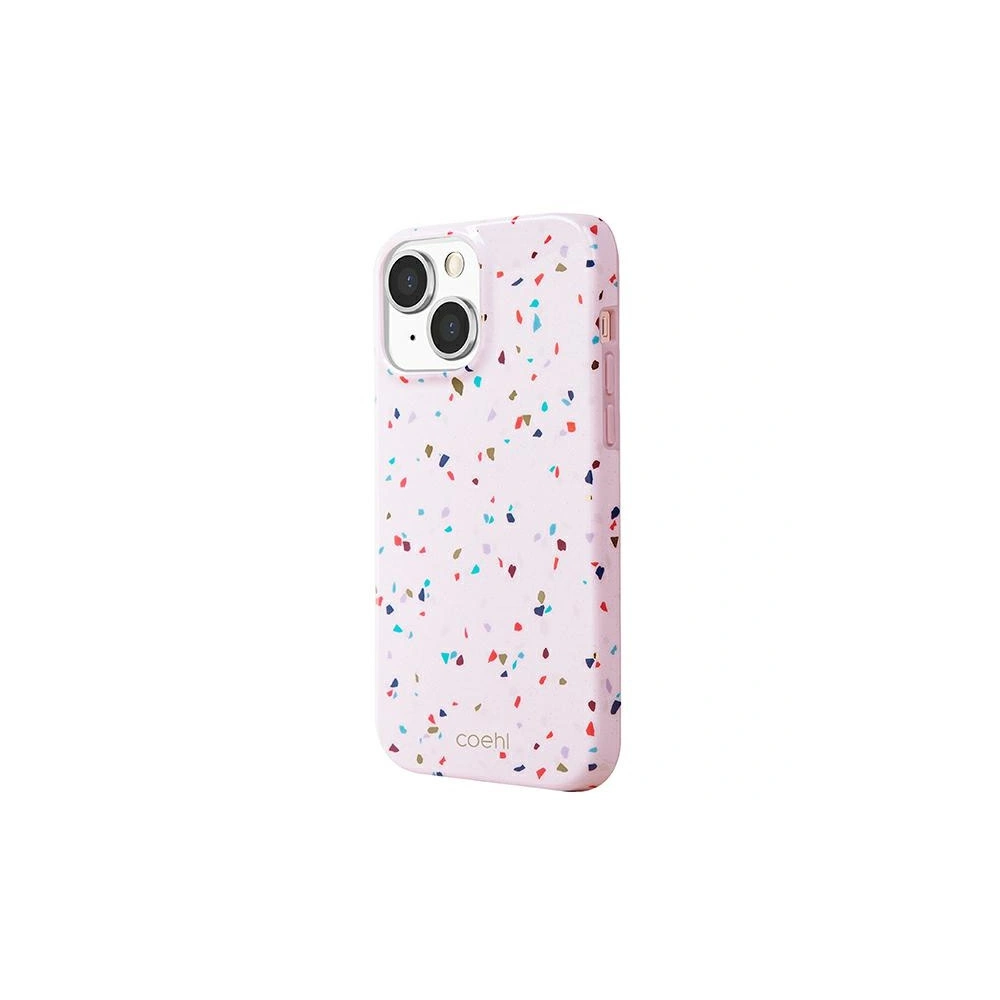 Etui UNIQ Coehl Terrazzo Apple iPhone 13 różowy/blush pink