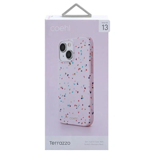 Kup Etui UNIQ Coehl Terrazzo Apple iPhone 13 růžový/blush pink - UNIQ483PNK - {ean13} - Sklep Home Screen