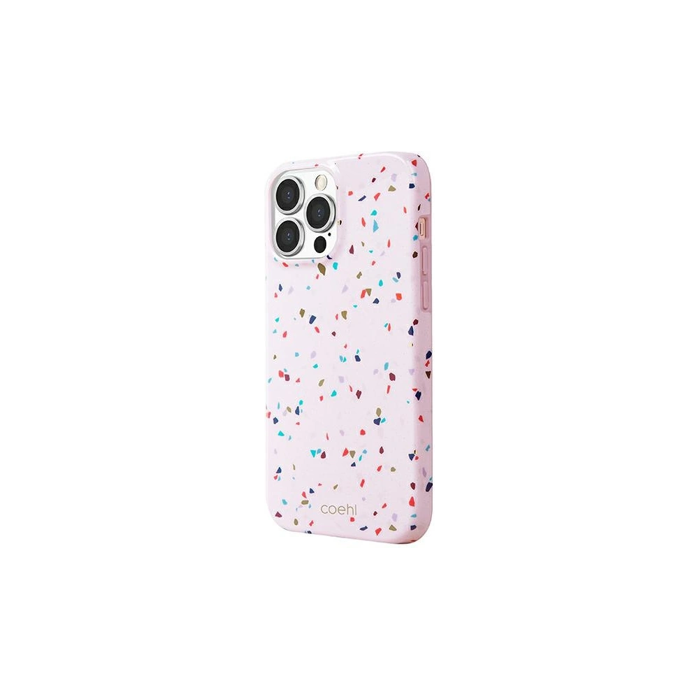 Etui UNIQ Coehl Terrazzo Apple iPhone 13 Pro różowy/blush pink