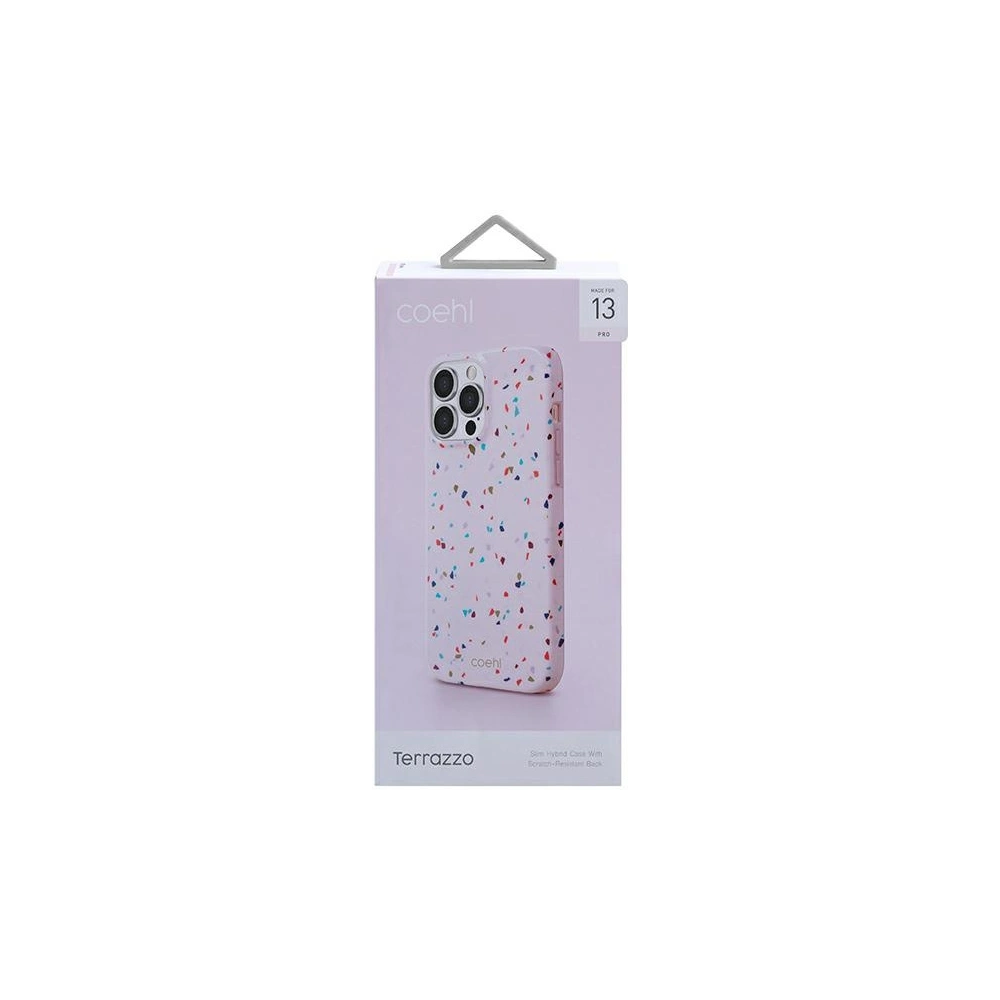 Etui UNIQ Coehl Terrazzo Apple iPhone 13 Pro różowy/blush pink