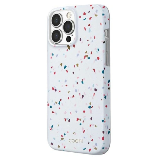 Kup Etui UNIQ Coehl Terrazzo Apple iPhone 13 Pro Max biały/natural white - UNIQ486WHT - {ean13} - Sklep Home Screen