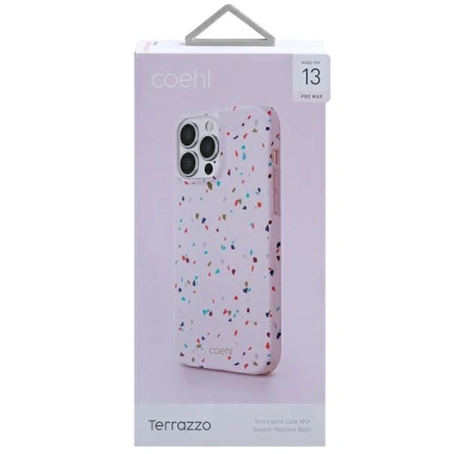 Kup Etui UNIQ Coehl Terrazzo Apple iPhone 13 Pro Max růžový/blush pink - UNIQ487PNK - {ean13} - Sklep Home Screen