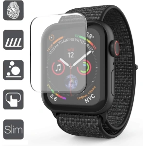 Kup 2x Szkło hartowane z klejem UV Whitestone Dome Glass Apple Watch 4/5/6/7/8/9/SE 44/45mm Clear - WSD014 - {ean13} - Sklep Home Screen