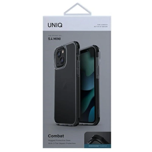 Kup Etui UNIQ Combat Apple iPhone 13 mini fekete/szénfekete - UNIQ495BLK - {ean13} - Sklep Home Screen