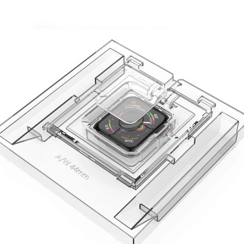 Kup 2x Gehärtetes Glas mit UV-Kleber Whitestone Dome Glass Apple Watch 4/5/6/7/8/9/SE 44/45mm Klar - WSD014 - {ean13} - Sklep Home Screen